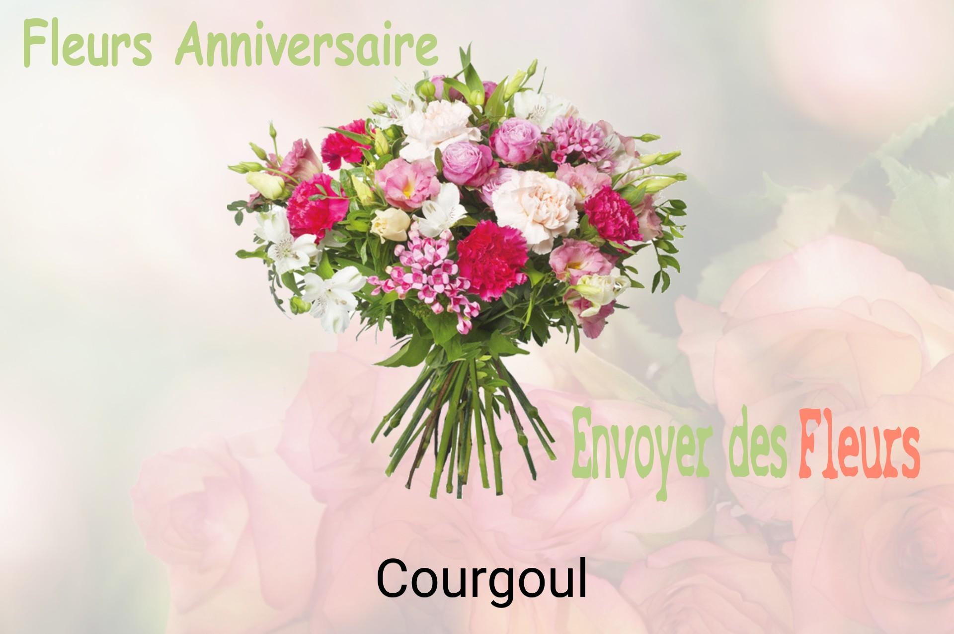 Bouquet de fleurs d’anniversaire livré à Courgoul